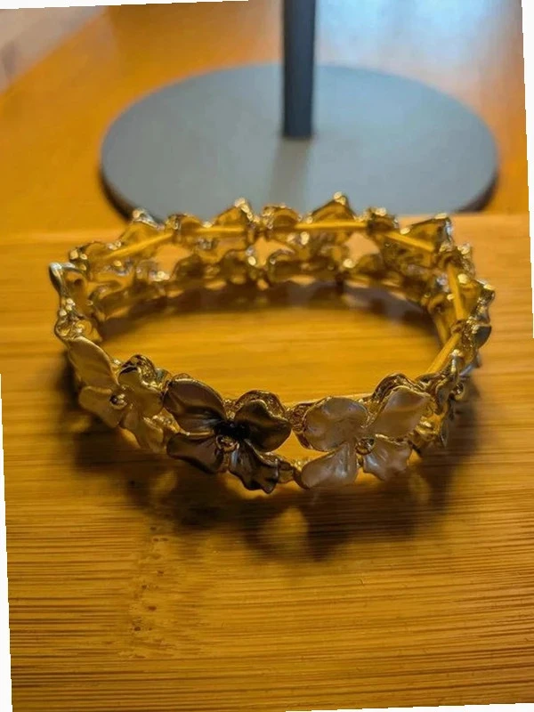 Vintage floral style stretch bracelet – photo 3